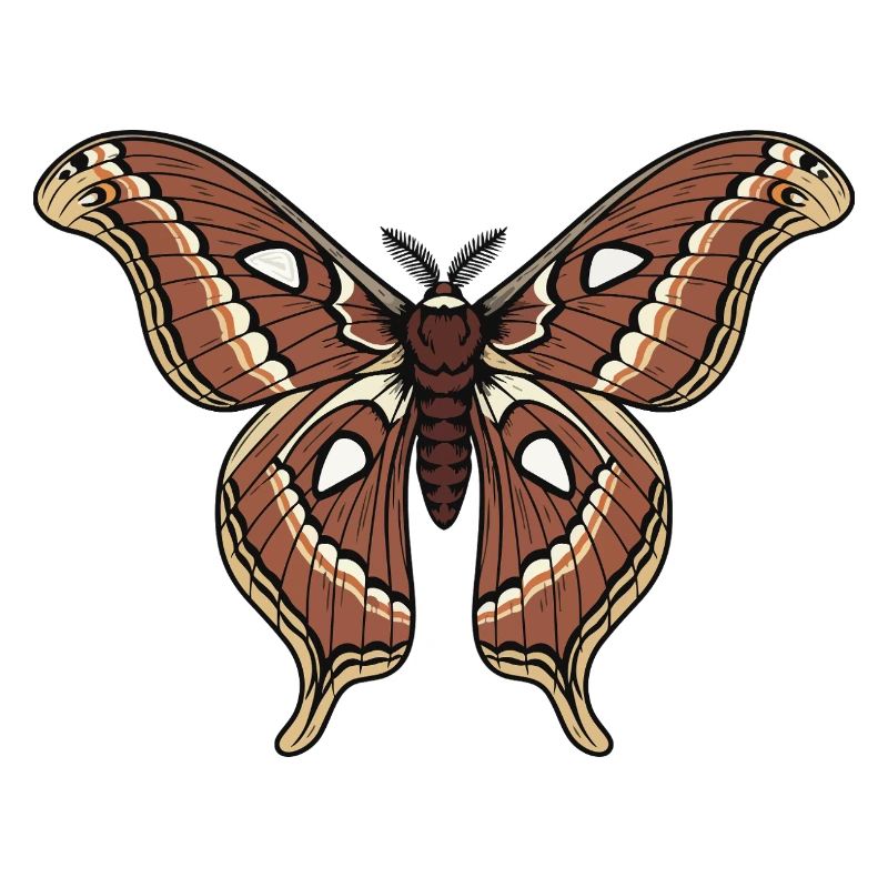 Papillon Polypheme Moth Saturnie Wing Tattoo