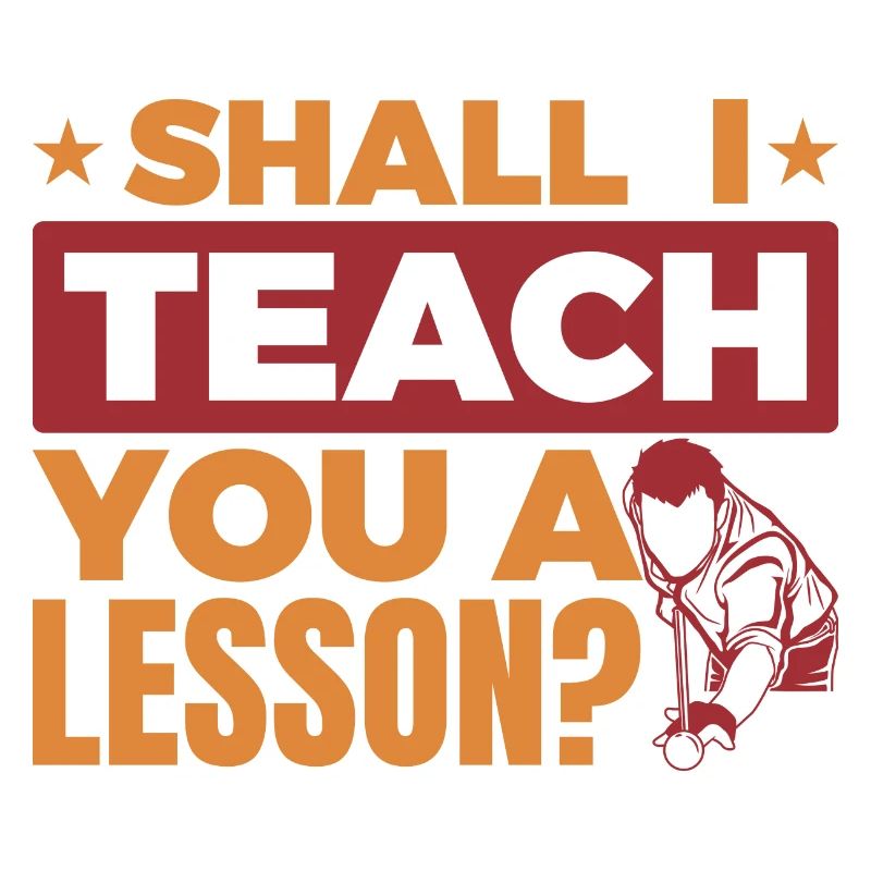 Witziger Billard Spruch