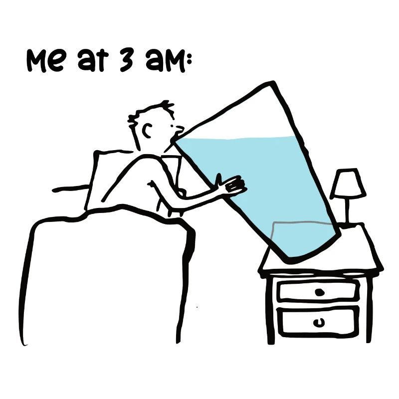 I at three o'clock at night!