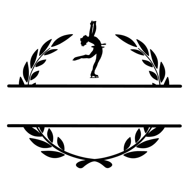 Lorbeerkranz Eiskunstläufer