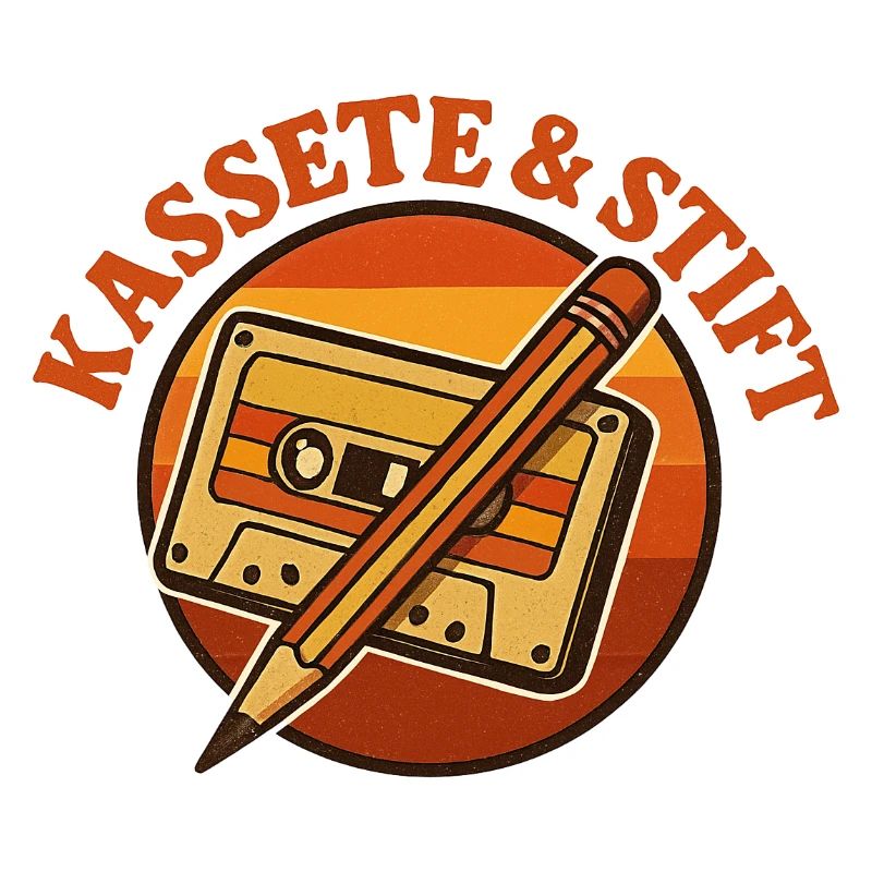 Cassette et Crayon Rétro