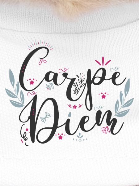 Carpe Diem Floral Writing