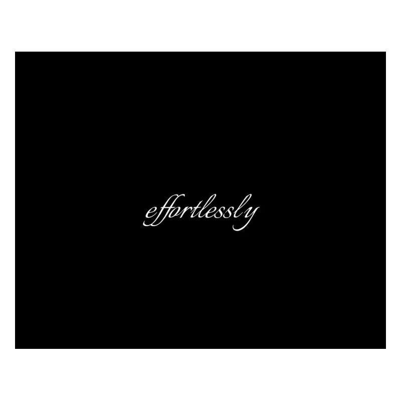 Effortlessly Elegant Script Typografie