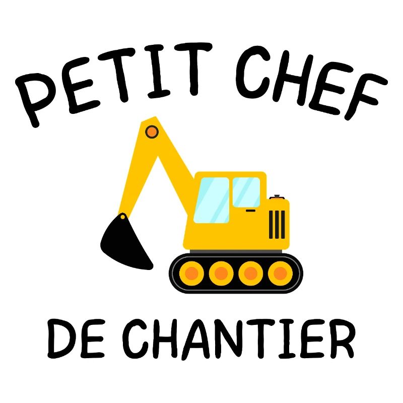 Petit Chef de Chantier Engin de Construction Pelle