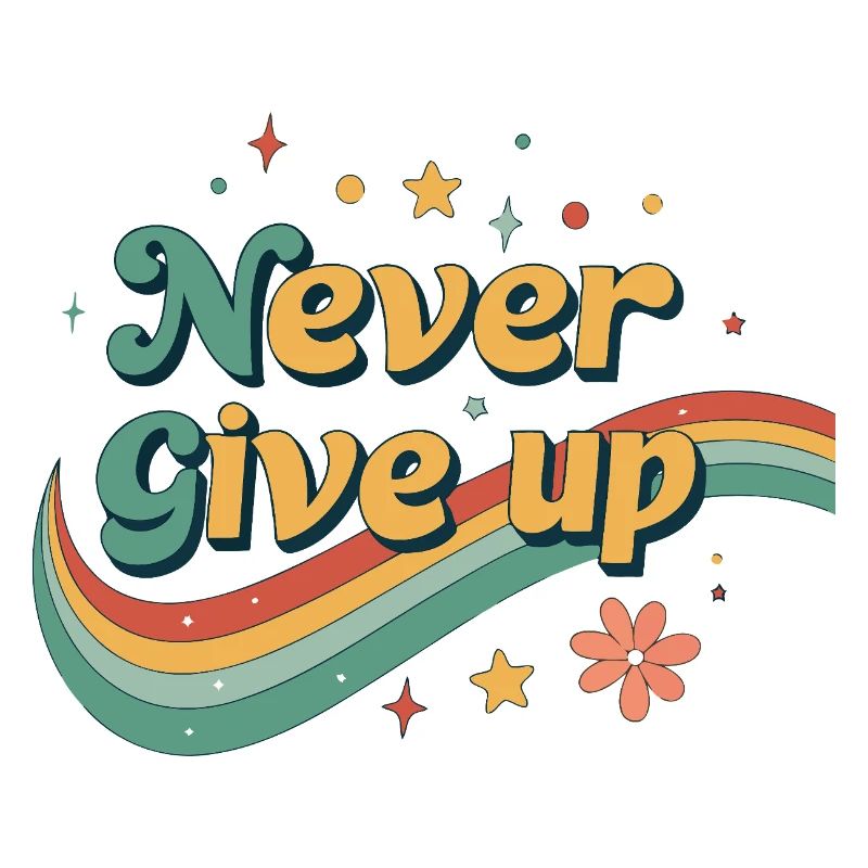 Rainbow Retro Perseverance