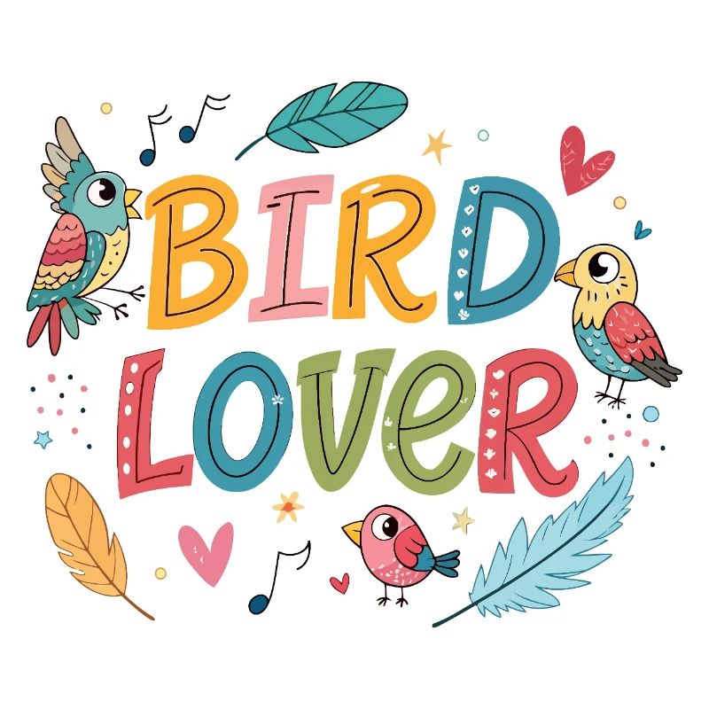 Bird Lover: Couleurs et plumes joyeuses