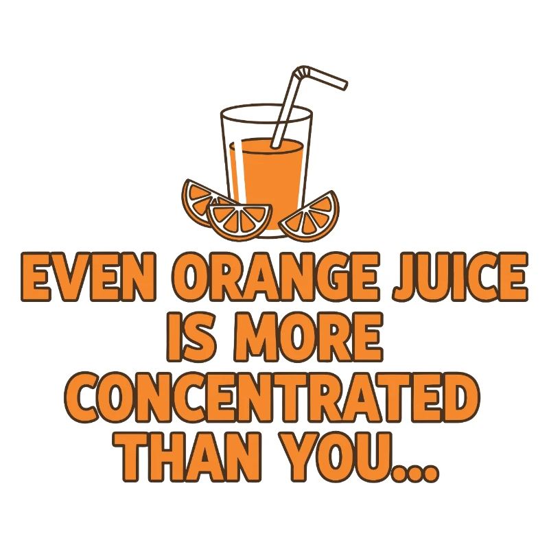 Concentration de jus d’orange, drôle de dicton.
