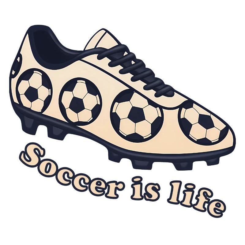 Fußball – Soccer ist Leben Design