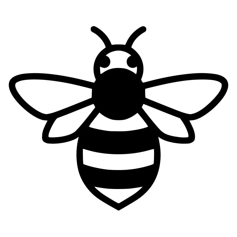 Bee Outline Drawing