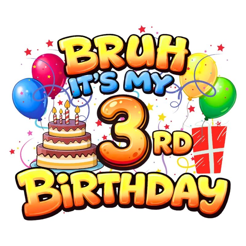 3. Geburtstagsshirt 3. Geburtstagsgeschenk Junge Mädchen 3.