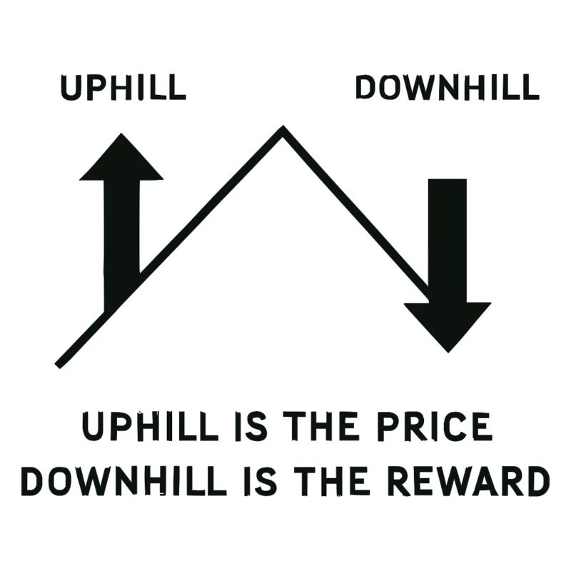 Gravity MTB : la montée est le prix, la récompense de la descente