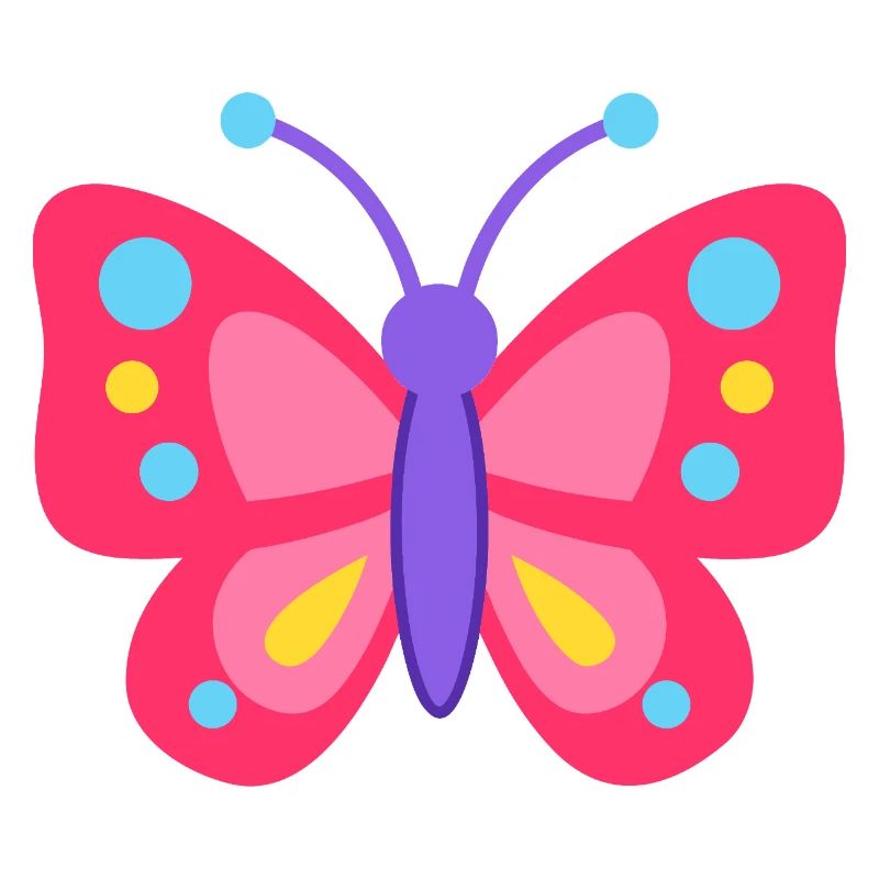 Colored butterfly dream
