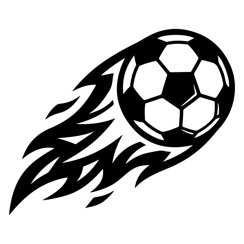 Fussball Feuer Ball