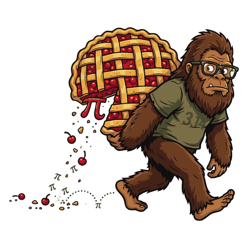 Math Humor – Bigfoot Pie Thief Pi