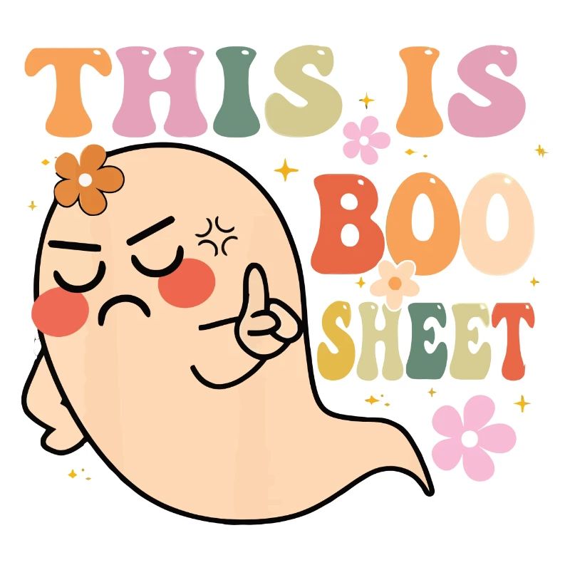 This is Boo Sheet Shit Design Halloween Geschenk