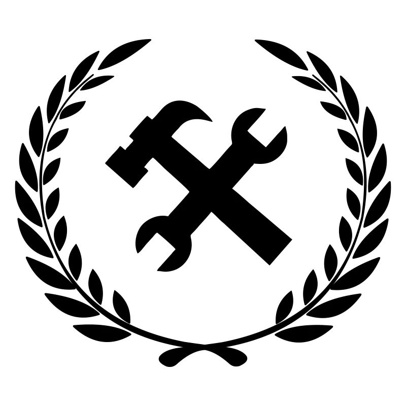 Tool logo for construction worker