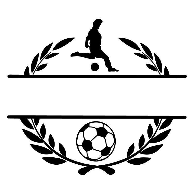 Football logo transparent with bar between them