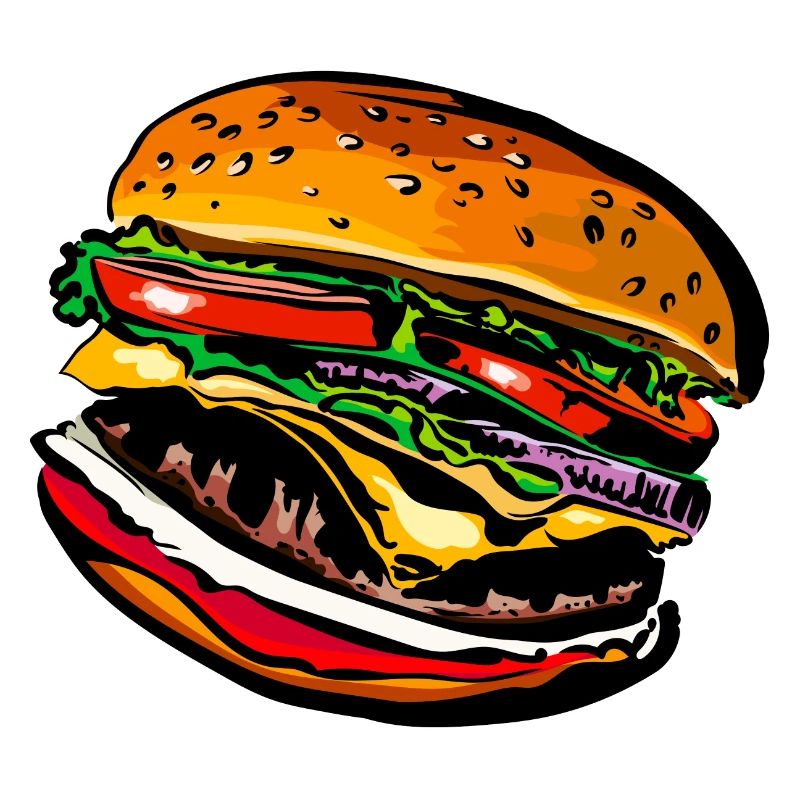 Burger Cheeseburger Restauration rapide