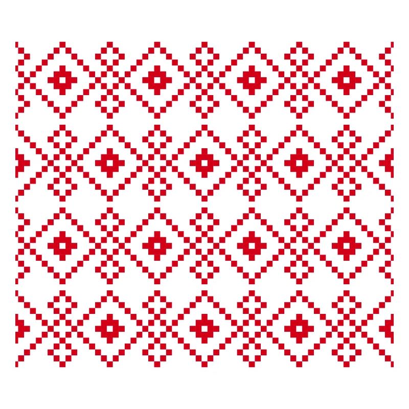 Weihnachtlicher einfarbiger Pullover (rot)