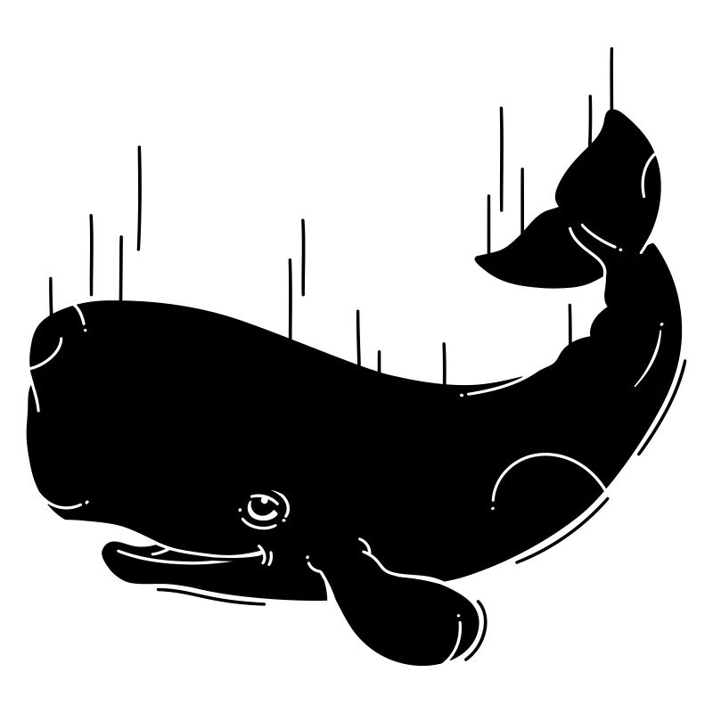 Falling Whale
