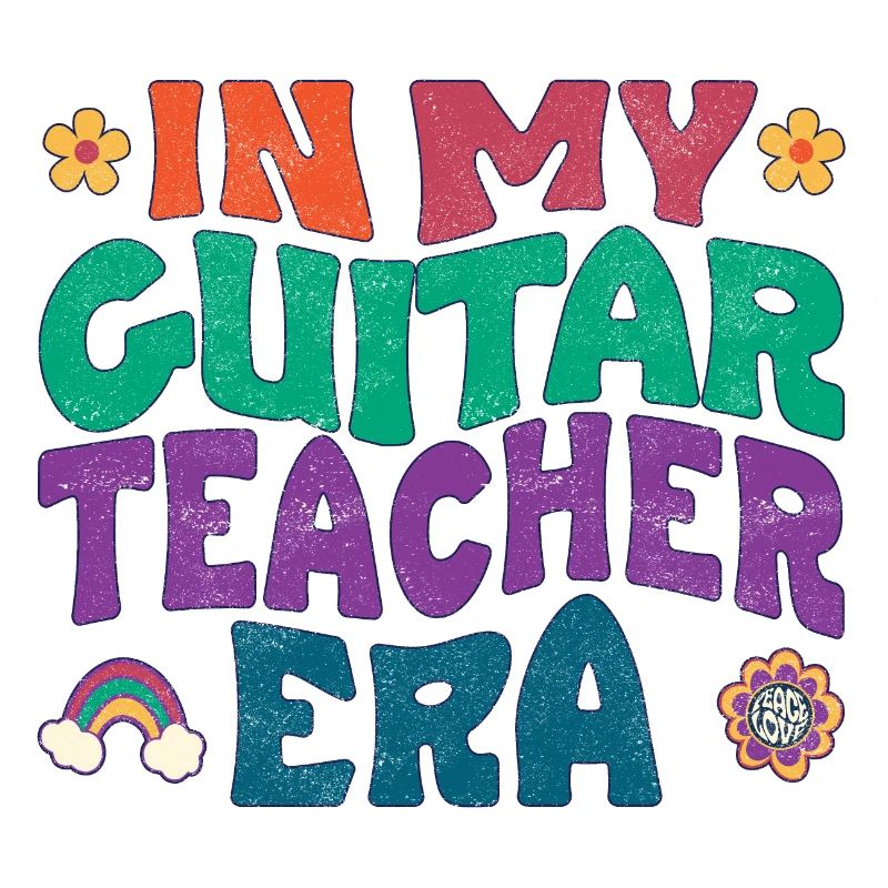À l’époque de mon professeur de guitare