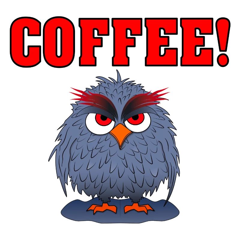 Eule COFFEE ROT