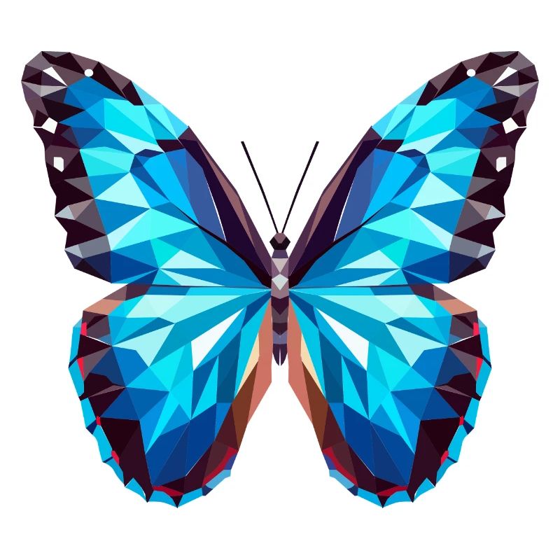 Blue Butterfly-Inspired by the Morpho Butterfly