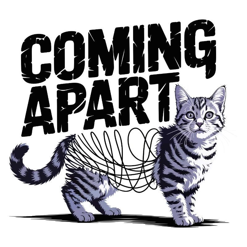 Chat qui se démonte