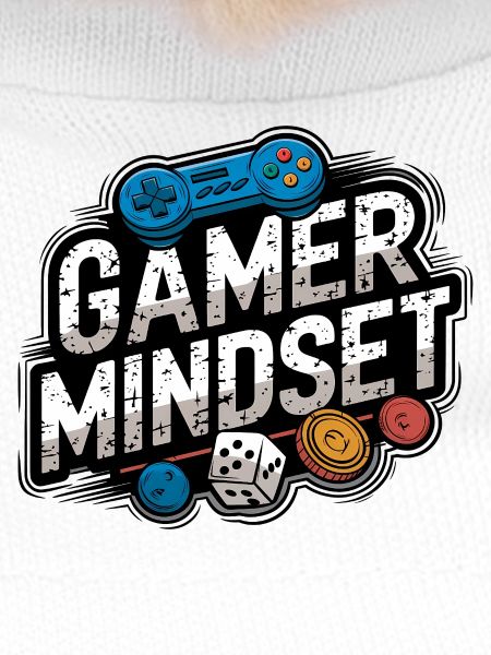 Gamer Mindset Retro Gaming Design