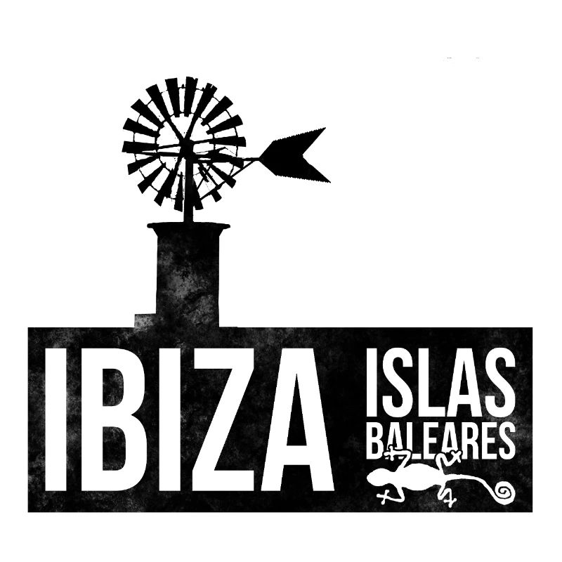 Île d’Ibiza Silhouette Éolienne