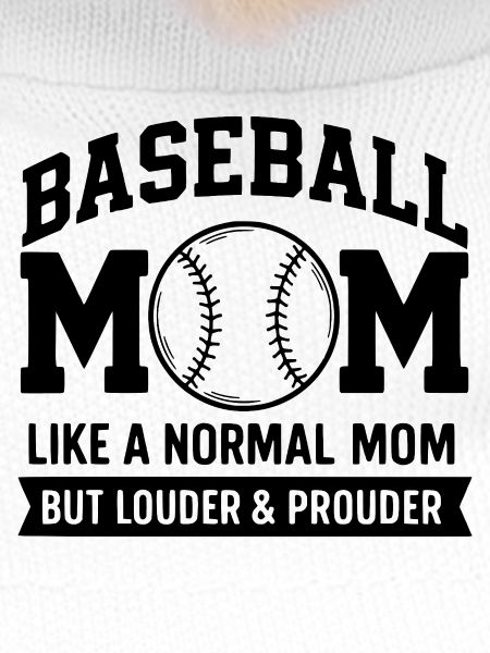 Stolze Baseball-Mutter Zitat Baseball-Mutter