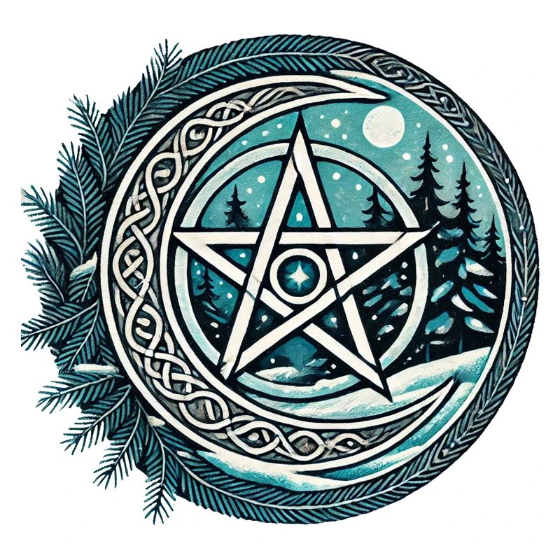Moonlit Forest Pentagram