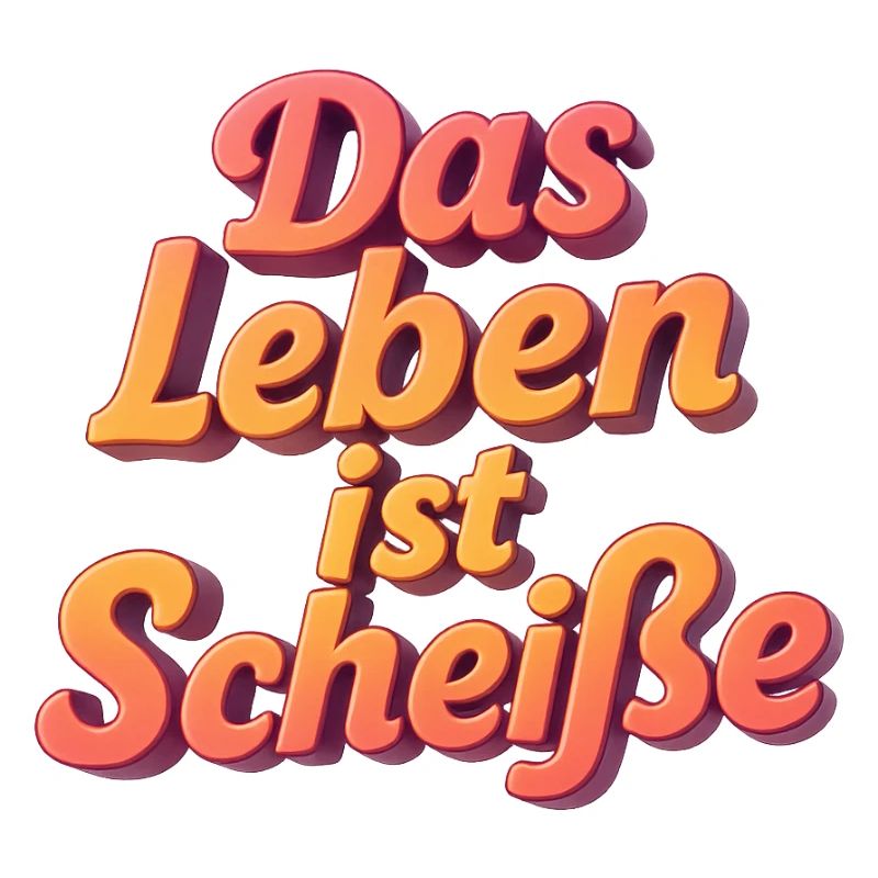 Das Leben ist Scheiße