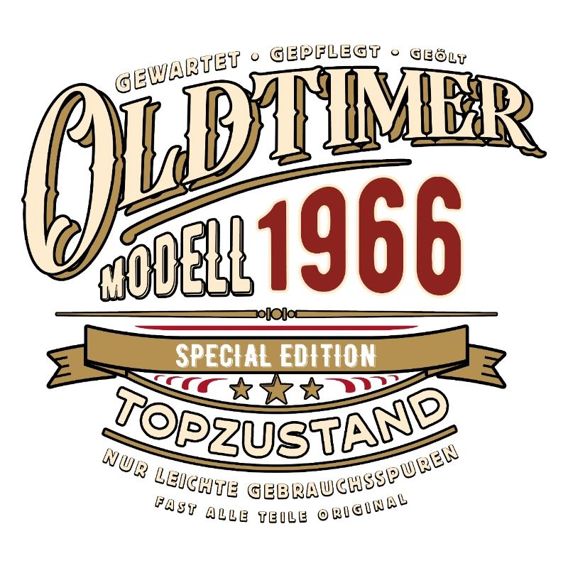 Oldtimer Modell 1966 | Geburtstag Geschenk