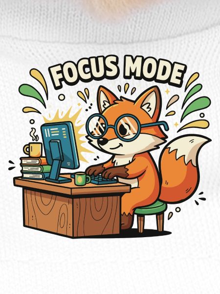 Fokusmodus Fuchs am Computer
