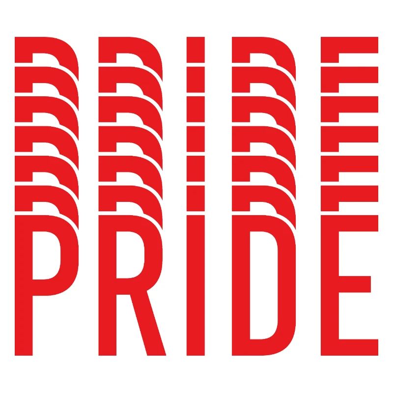Pride: Repeated letter design