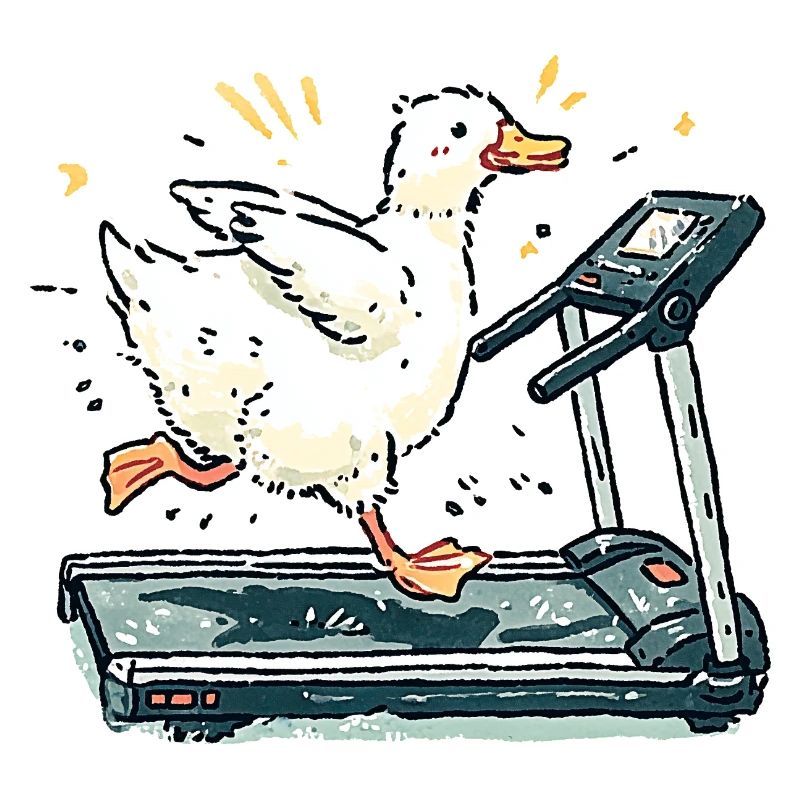 Treadmill duck