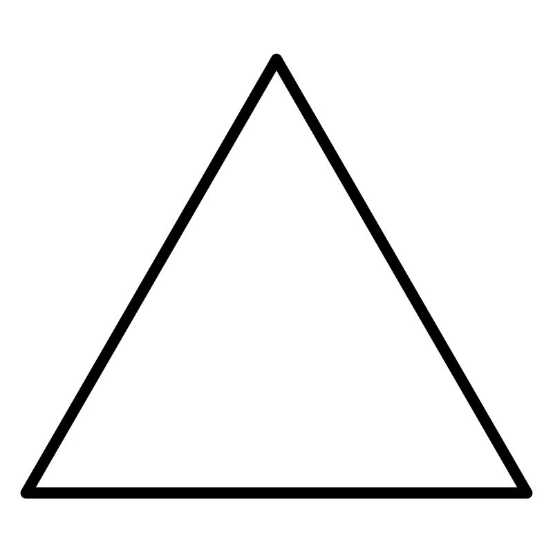 Triangle symbolique équilatéral