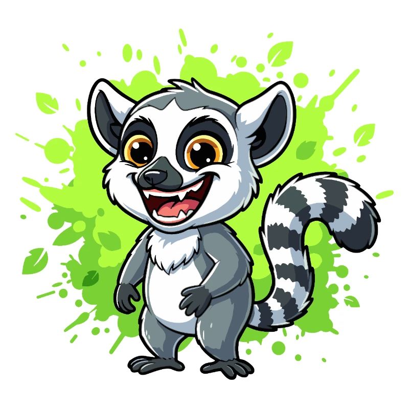 Lemur Neon Splash