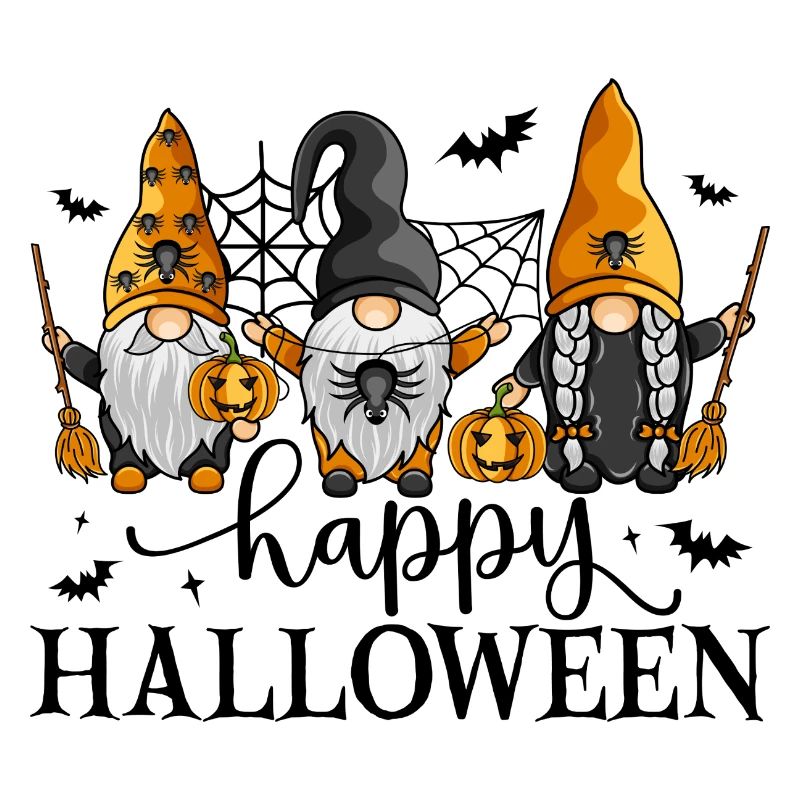 Frohe Halloween-Gnome