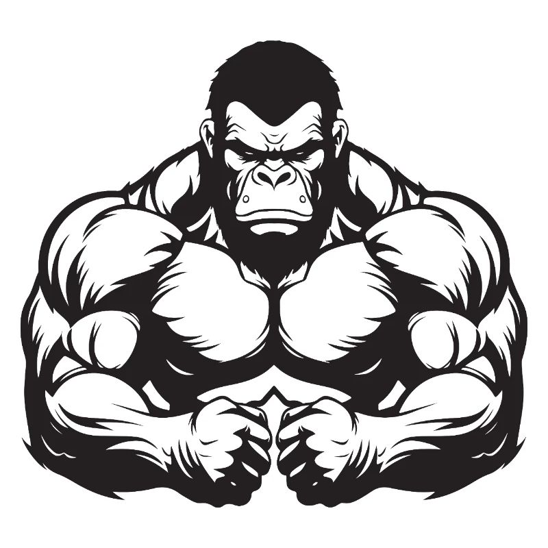 Muscles gorilles
