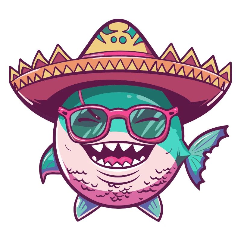 Sombrero de poisson piranha
