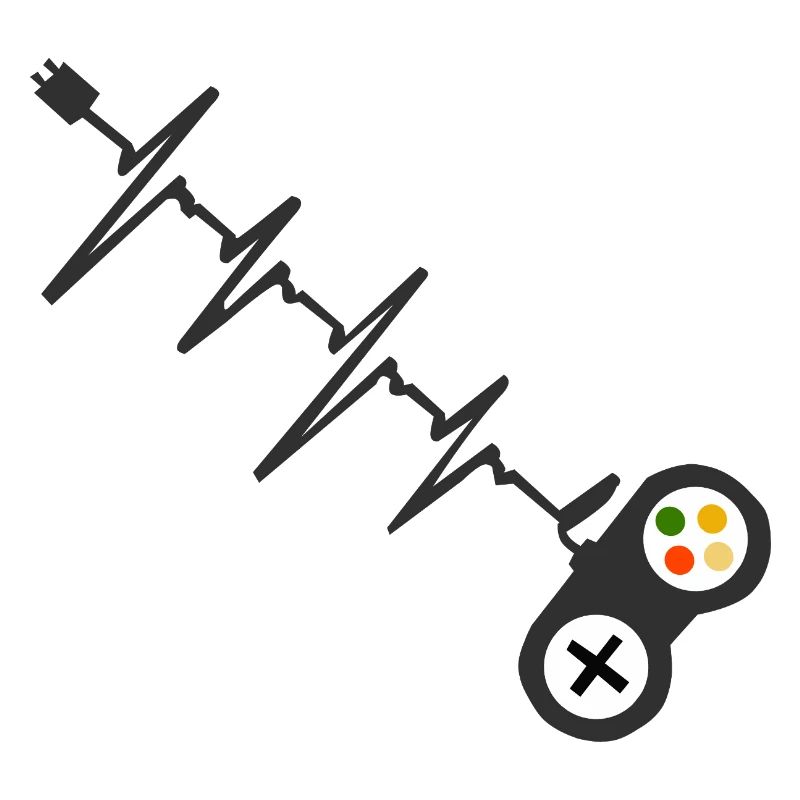 Graphisme Pulse Gamer Heartbeat Controller