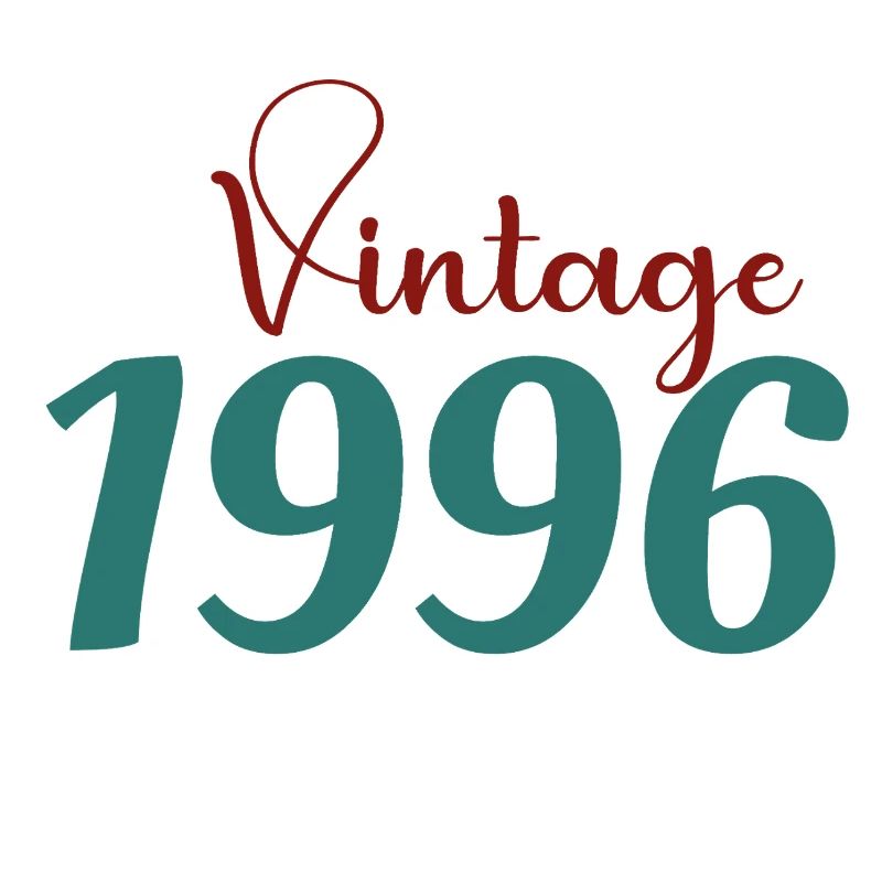 Tee 30 Ans Rétro 70s Né(e) 1996