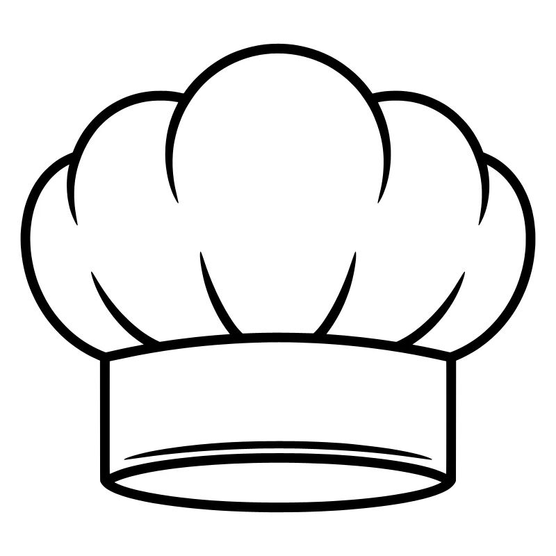 Chef Hat Vector Icon Design