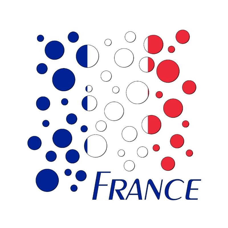 French Circle Dots Pattern