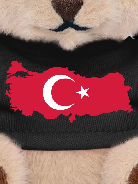 Turkey Map Flag