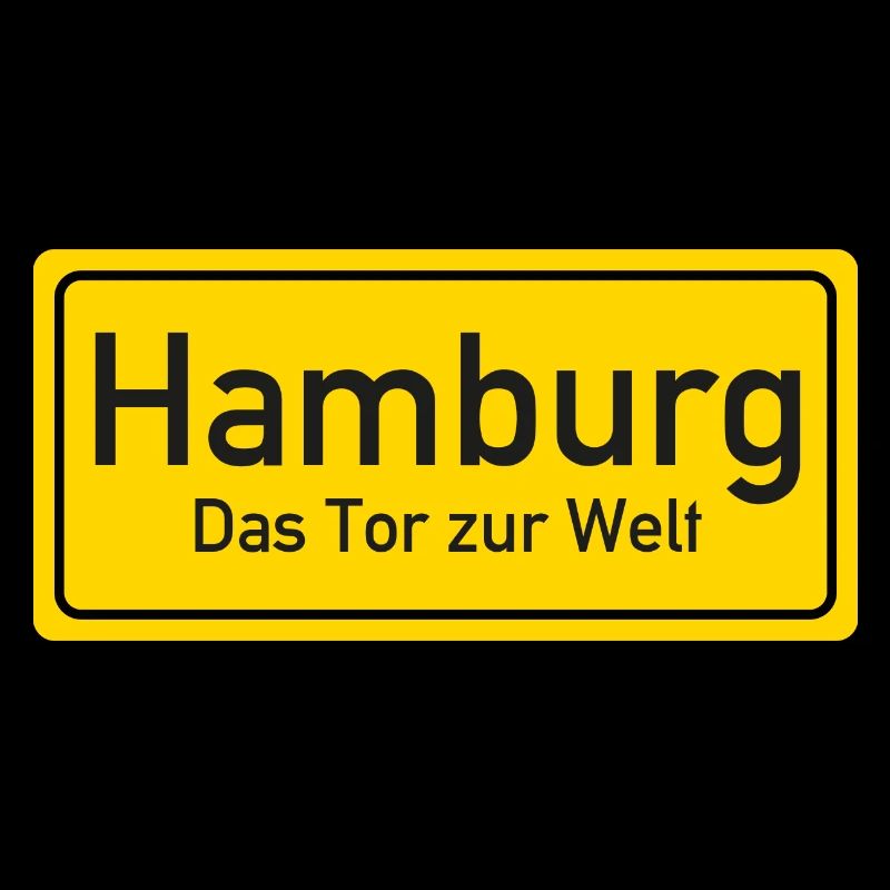 Hamburger Ortsschild Deutschland