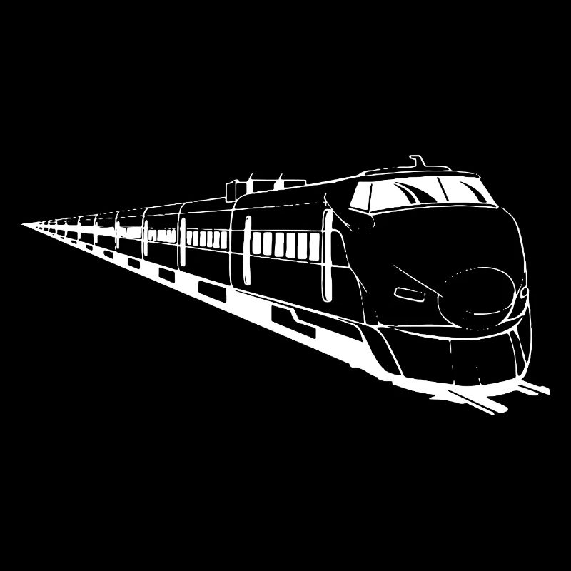 Express Train Silhouette Train Locomotive
