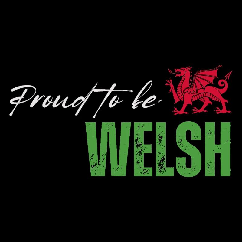 Stolzer Waliser, ich liebe Wales